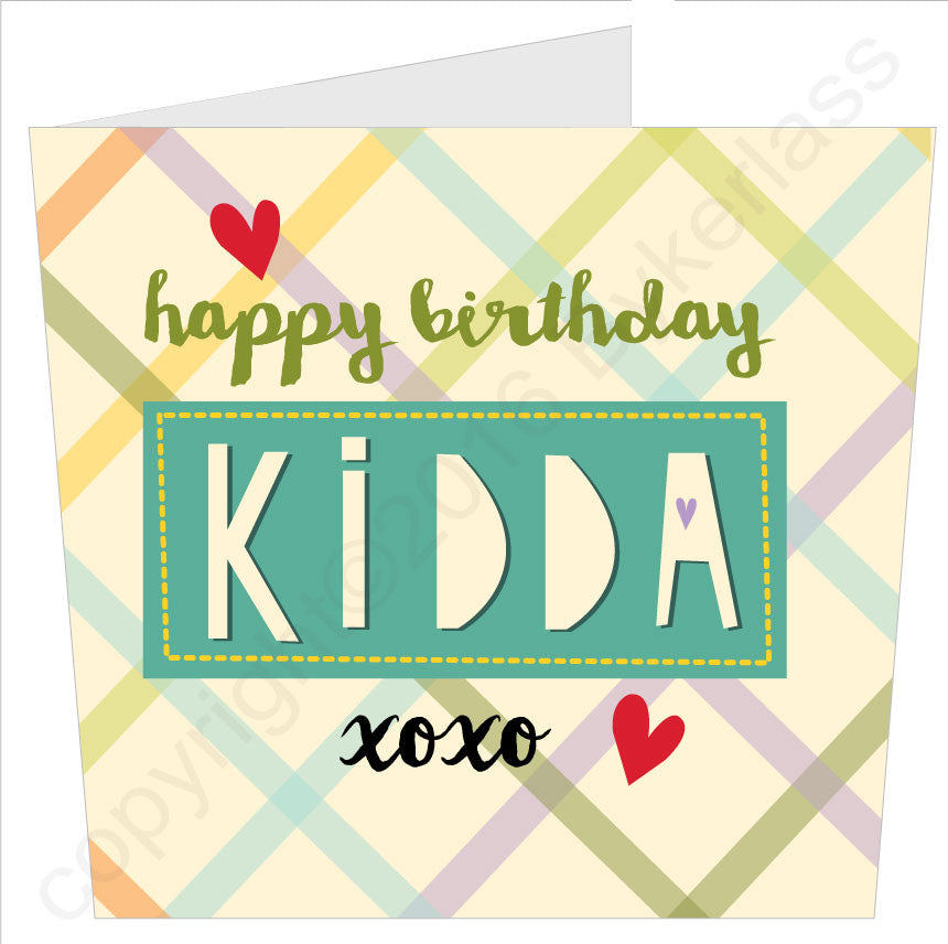 Happy Birthday Kidda Card by Wotmalike