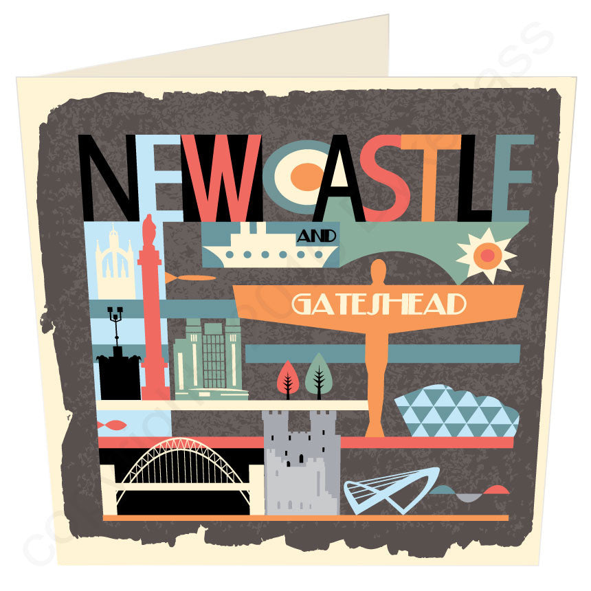 Newcastle City Brights Geordie Card 