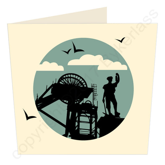 Miner Portrait - Geordie Card (MB51)