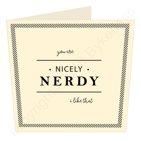 Nicely Nerdy (MB56) Large Card