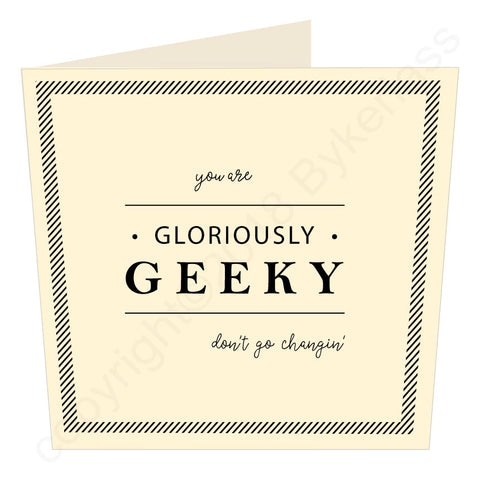 Gloriously Geeky (MB57) Large Card