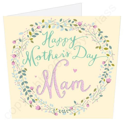 Happy Mothers Day Mam (MB5)  Large Mothers Day Card  -