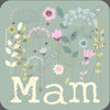 Floral Mam Coaster