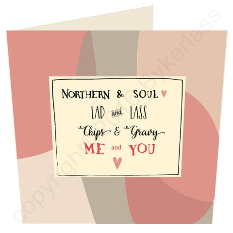 Northern Go Together - Valentines Card (MBV1)