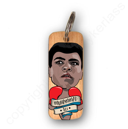 muhammad-ali-character-wooden-keyring