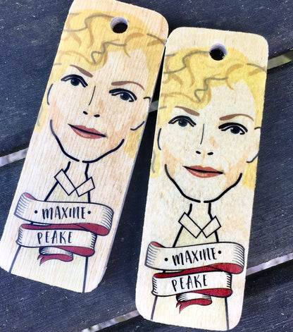 Maxine Peake Character Wooden Keyring - RWKR1