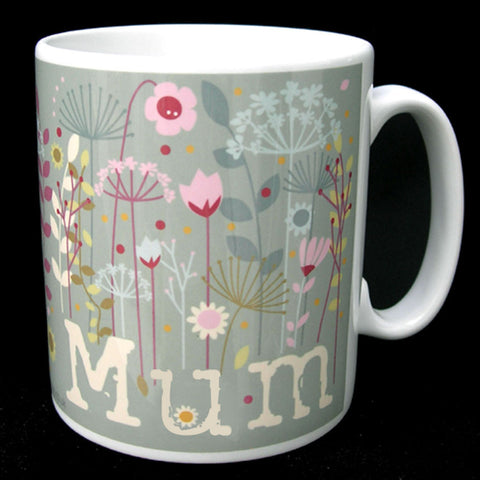 Mum Floral Northumbrian Mug  (MBM3)