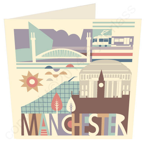 City Scape Manchester North Divide Cards