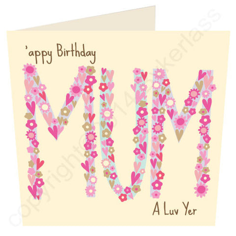 'Appy Birthday Mum - North Divide Birthday Card (ND33)