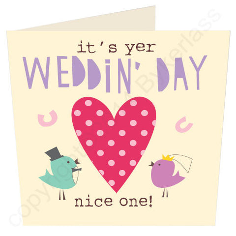 It's Yer Wedding Day - North Divide Wedding Card (ND3)