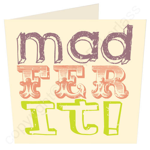 Mad Fer It - North Divide Card