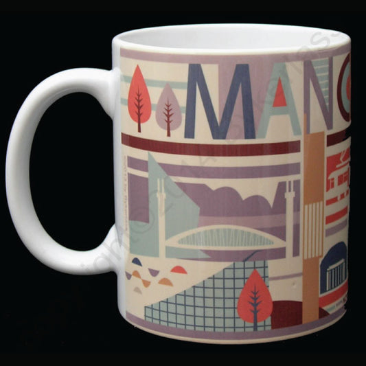 City Scape Manchester North Divide Mug