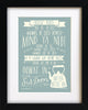 Creatively designed Geordie themed framed prints. Great Gifts and personalised presents for Geordies