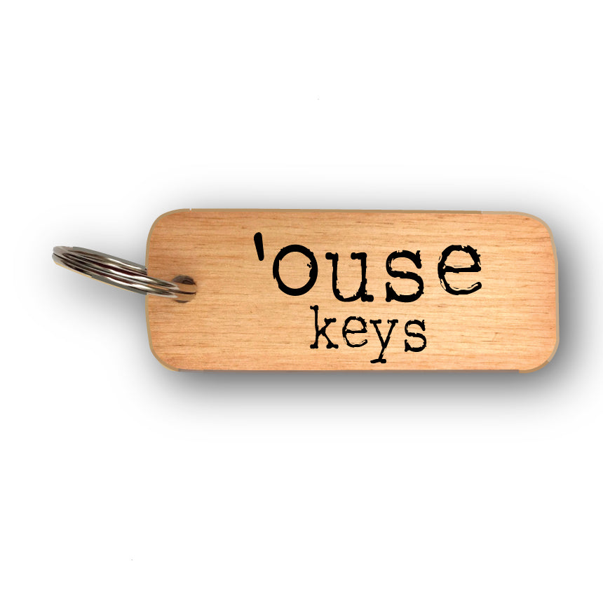 'Ouse Keys Yorkshire Rustic Wooden Keyring