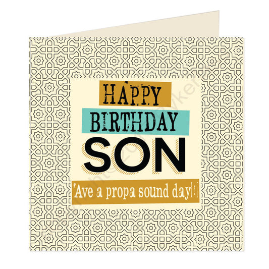 Happy Birthday Son - Scouse Card