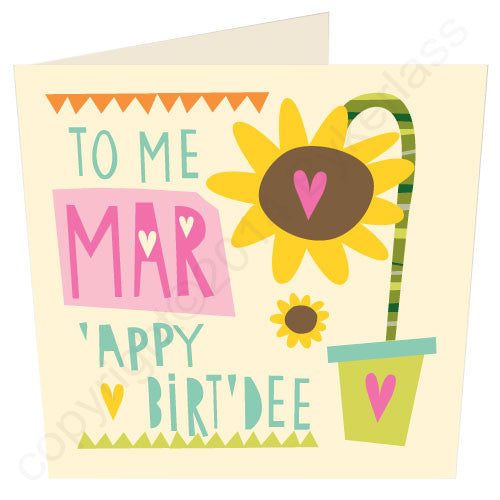 To Me Mar 'Appy Birt'dee - Scouse Stuff Card