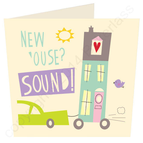 New House Sound - Scouse Gifts and Cards by Wotmalike.