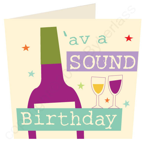 'Av A Sound Birthday- Scouse Stuff Card 