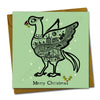 Liver Bird Card by Wotmalike