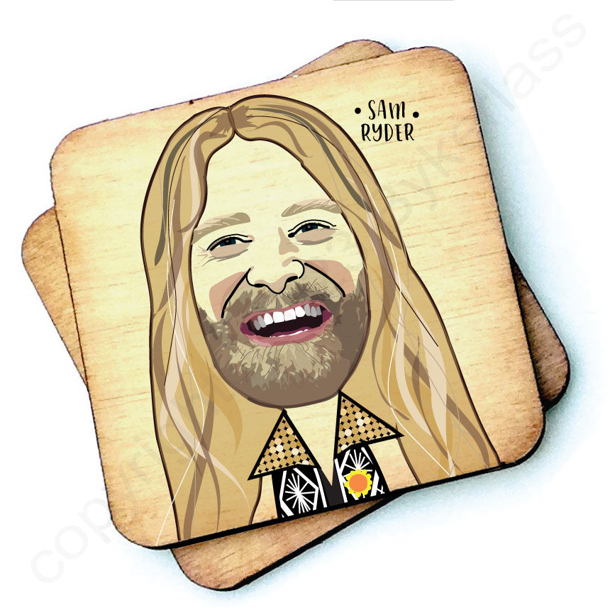 Sam Ryder Character Wooden Coaster by Wotmalike
