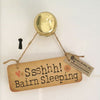 Ssshhhh Bairn Sleeping (Girl) Rustic Wooden Sign