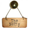 The Netty / I'd Give it 10 minutes Pet Double Sided Rustic North East Wooden Sign Great Geordie Gifts by Wotmalike