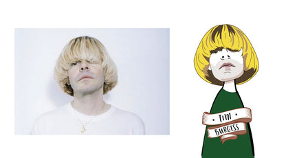 Tim Burgess The Charlatans Wooden Keyring by Wotmalike
