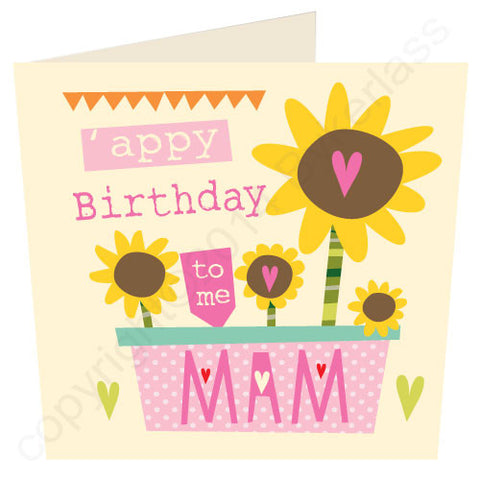 Appy Birthday To Me Mam - Cumbrian Birthday Card (WF20)