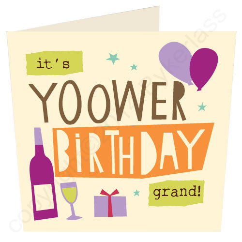 It's Yoower Birthday - Cumbrian Birthday Card