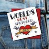 Worlds Best Tattooed Dad Card by Wotmalike