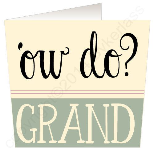 Ow Do? Grand Yorkshire Gifts Cards 