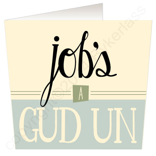 Jobs A Gud Un Yorkshire Speak Card Yorkshire Gifts