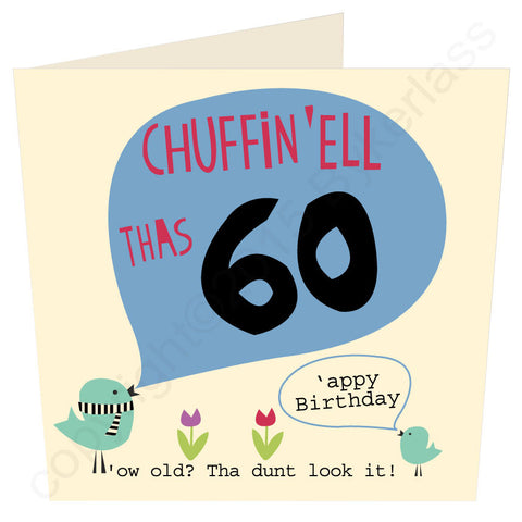 Chuffin 'Ell Thas 60 Yorkshire Card  (YY29)