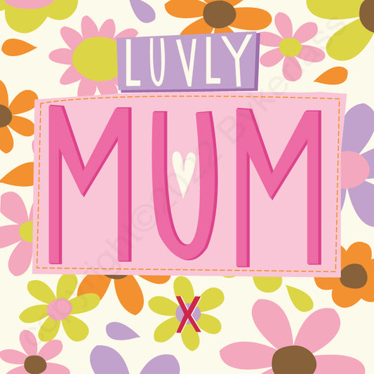 Luvly Mum Yorkshire Card by Wotmalike