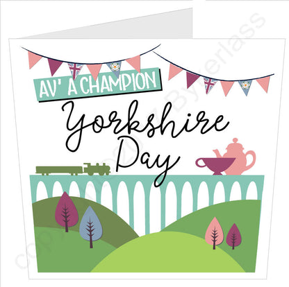 Yorkshire Day - Large Yorkshire Card by Wotmalike