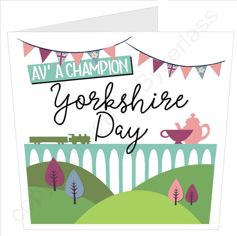 Yorkshire Day - Large Yorkshire Card (MB13)