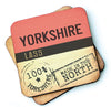 Yorkshire Lass Yorkshire Wooden Coaster - RWC1