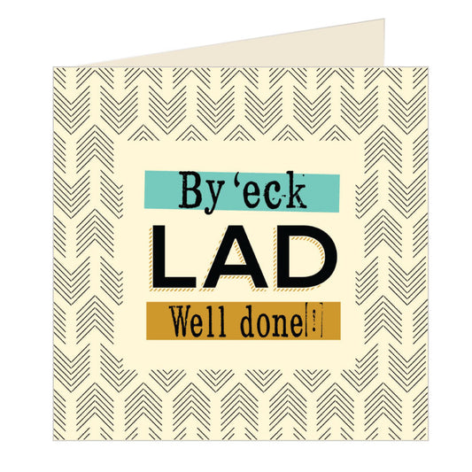 By Eck Lad Well Done Yorkshire Card by Wotmalike