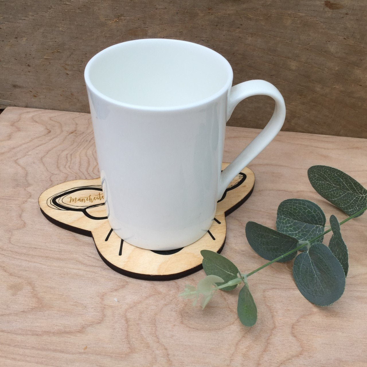 Manchester Bee Coaster by Wotmalike Ltd